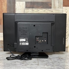 即日受渡❣️FUNAI 24型 録画機能付。テレビリモコンでかんたん予約4500円の画像