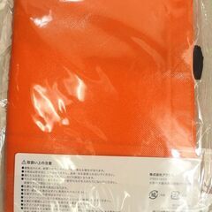 ☆肩にもかけられるショッピングバッグ オレンジ【未開封】の画像