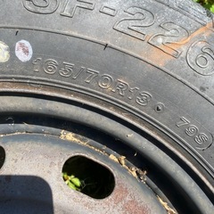 タイヤ鉄ホイルの画像