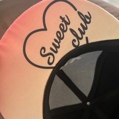 BABY ロゴ キャップ 帽子 ストリート カジュアル ピンク ブラック の画像