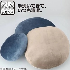 ニトリ　洗えるもちもちクッション　美品 の画像