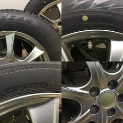 【🍀美品】ブリヂストン・スタットレスタイヤ「VRX２」１９５／６５Ｒ１５ アルミホィール付・合計4本「管理No1-2」の画像