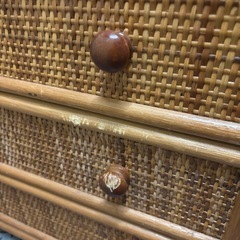 東z80 籐 収納タンス の画像