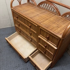 東z80 籐 収納タンス の画像
