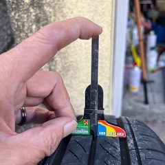 155 65 14タイヤとホイールの画像