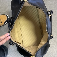 marie claire ブラックボストンバッグの画像