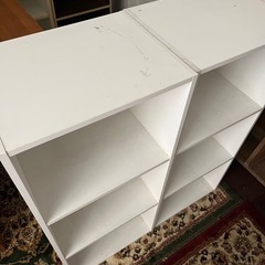 カラーボックス ３段 ホワイトの画像