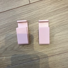 調味料スチール棚とクリップ2個の画像