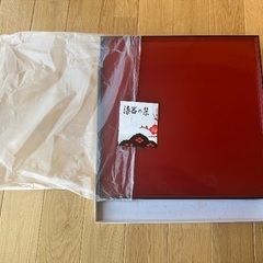 美品　山中塗　角両面盆　5枚組の画像