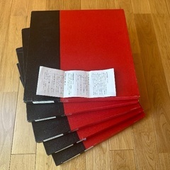 美品　山中塗　角両面盆　5枚組の画像