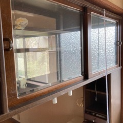 無料❗️食器棚付きカウンターテーブルの画像