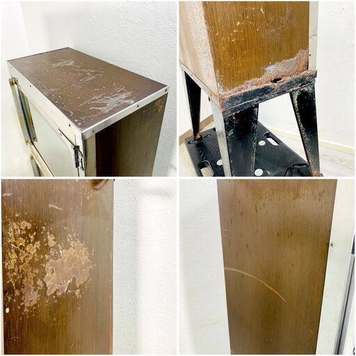 【当時物・動作品】Yama Super '65 ヤマアイ 東芝殺菌灯使用 理容室用 紫外線消毒器 ステリライザー ビンテージ 通電OK