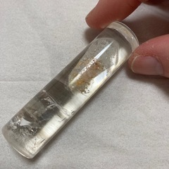 ハンコ　印材　水晶の画像