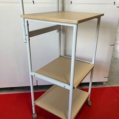 【お持ち帰り限定】キャスター付きレンジワゴン　商品番号:217の画像