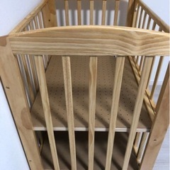 カトージ　ミニベビーベッドの画像
