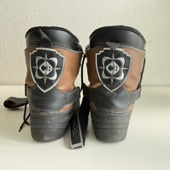 CB スノーボードブーツ 43表記 ユニセックス相当 スノボ 靴 ウィンタースポーツ 雪山 ゲレンデ 練習用 予備 防寒 ダイヤル/ベルクロ系ストラップ 靴ひも仕様 ブーツ スノーシューズ 白×黒×ブラウンの画像