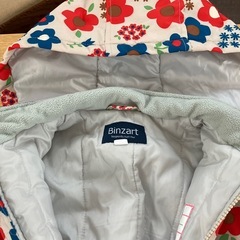 女の子向け　スノーウェア  100cmの画像