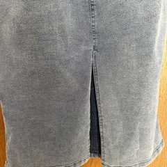 デニム生地スカート　美品の画像