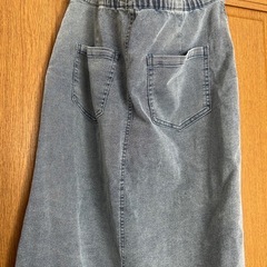 デニム生地スカート　美品の画像