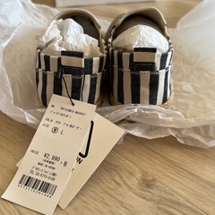 新品未使用 タグ・箱付き WEGO メンズ ジュートソールスリッポンの画像