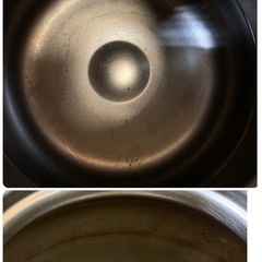 C(7663) ステンレス製 卓上ポット 2個 業務用 飲食店 店舗用 厨房用 中古の画像