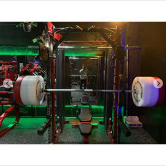 バーベルプレート5キロ 50mm用 白(新品) 2枚の値段です、の画像