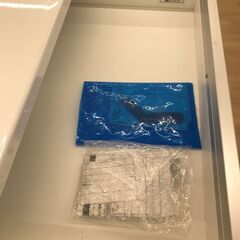 A-503【リユースのサカイ野々市店】ジモティ来店特価‼ レンジボード 白 クリーニング済みの画像