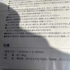 未開封　トゥルースリーパー　抗菌掛け布団の画像