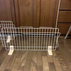 無料　ペットフェンス　白　2台の画像