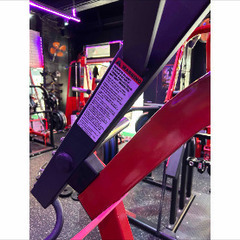 HAMMERSTRENGTH ショルダープレス ウエイトトレーニングマシン 赤の画像