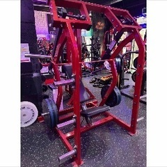 HAMMERSTRENGTH ショルダープレス ウエイトトレーニングマシン 赤の画像