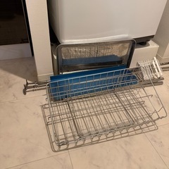 突っ張り式キッチン収納たな棚の画像