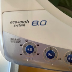 Panasonic全自動洗濯機と洗濯棚セット
の画像