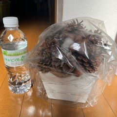 ハンドメイド　飾り　置物　松ぼっくり　どんぐり　あき秋の画像