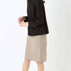 頼れるマルチなカ　セット服シリーズ AL235123-A バンドカラーブラウスの画像