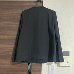 頼れるマルチなカ　セット服シリーズ AL235123-A バンドカラーブラウスの画像