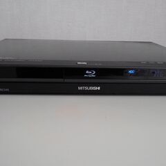 三菱リアル ２０１０年製　DVR-BZ240 HDD500GB　W録画 動作品　純正リモコンRM-D29の画像