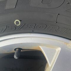 パジェロミニ　純正ホイール付きタイヤの画像