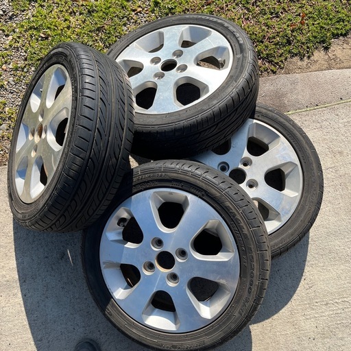 軽自動車用アルミホイル、タイヤ4本セット