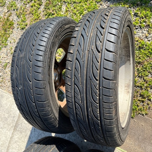 軽自動車用アルミホイル、タイヤ4本セット