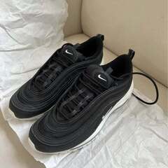 NIKE エアマックス 97 白黒 28cmの画像