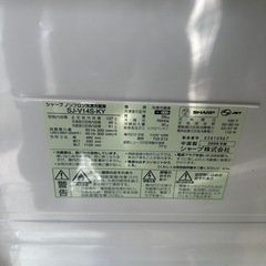 【決まりました】2ドア冷蔵庫/シャープ137Lの画像