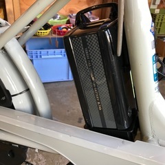 BRIDGESTONE bikke チャイルドシート付き 2015年モデル　3ヶ月動作保証付き　お買い得な子供乗せ電動アシスト自転車をお探しの方に　ブリヂストン ビッケ ブルーグレー　幼児2人同乗基準適合車の画像