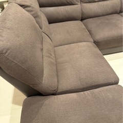 直接引取/配送限定　ニトリ コーナーソファ ウォール3 L字型ファブリックソファの画像