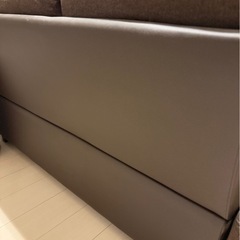 直接引取/配送限定　ニトリ コーナーソファ ウォール3 L字型ファブリックソファの画像