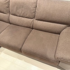 直接引取/配送限定　ニトリ コーナーソファ ウォール3 L字型ファブリックソファの画像