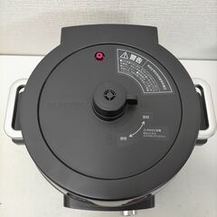 　アイリスオーヤマ　 電気圧力鍋　黒　ブラック　 KPC-MA2-B　 2021年製 自動メニュー搭載 多機能 時短調理　炊飯 予約 保温対応 煮込み 蒸し 保温 予約 家庭用 キッチン家電　88312-3-003Yの画像