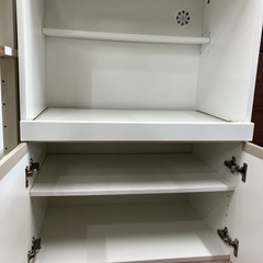 レンジボード ニトリ フォルムN ホワイト スリムタイプ 【取りに来れる方限定】の画像