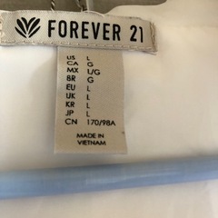 FOREVER21パーカー sizeLの画像