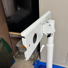 美品　ホワイト　テレビスタンドの画像